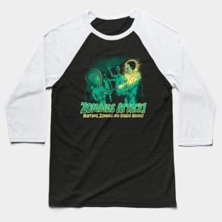 Zombies Attack Baseball T-Shirt